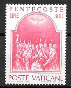 filatelia pintura Vaticano 1975