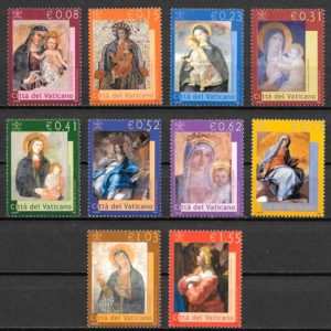 filatelia pintura Vaticano 2002
