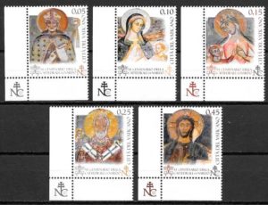 filatelia coleccion pintura Vaticano 2013