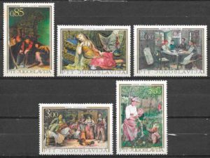 filatelia coleccion pintura 1967 Yugoslavia
