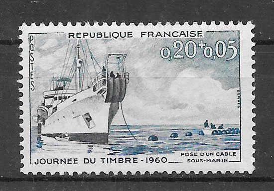 sellos transporte Francia 1960