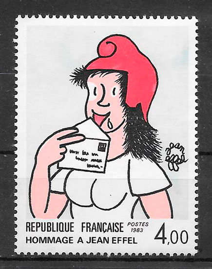 sellos arte Francia 1982