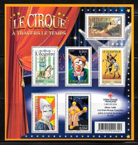 filatelia colección cruz roja Francia 2008