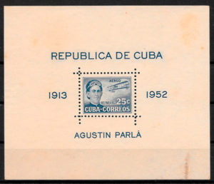 sellos transporte Cuba 1952