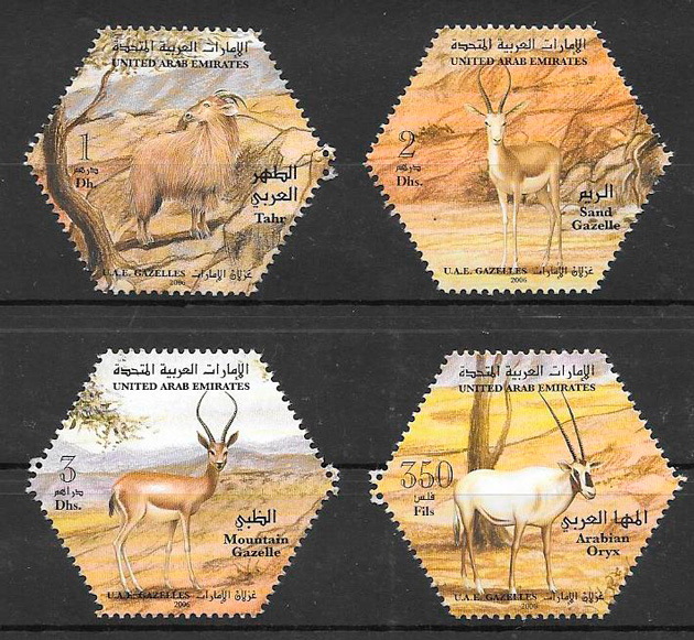 coleccion sellos fauna  E.A.Unidos