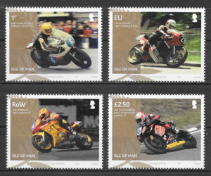 filatelia colección transporte Isla de Man 2017