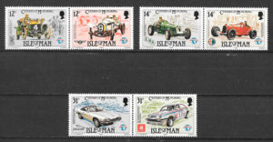 filatelia colección transporte Isla de Man