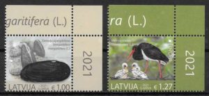 coleccion sellos Europa Letonia