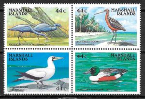 sellos fauna Marshall Island 1988