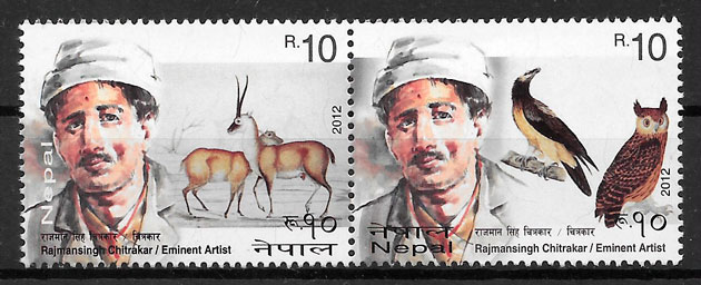 sellos fauna Nepal 2011