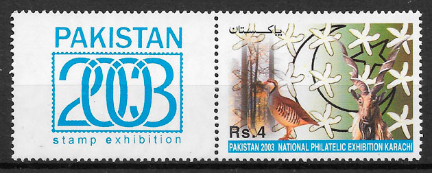 sellos fauna Pakistan 2003