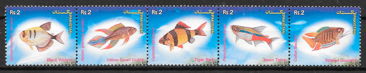 filatelia fauna Pakistán 2004