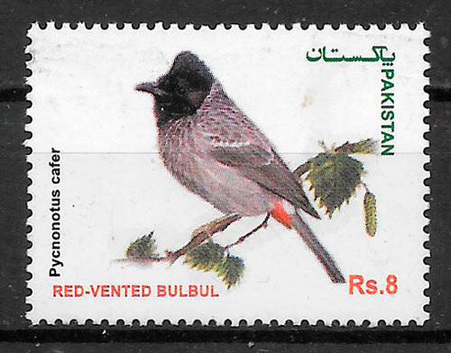 colección sellos fauna PAKISTÁN 2012
