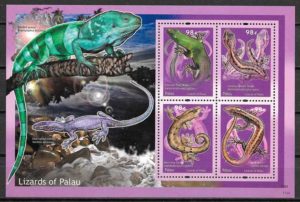 coleccion sellos fauna Palau 2012