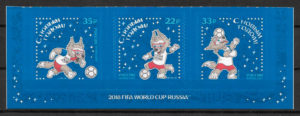 filatelias fútbol Rusia 2017