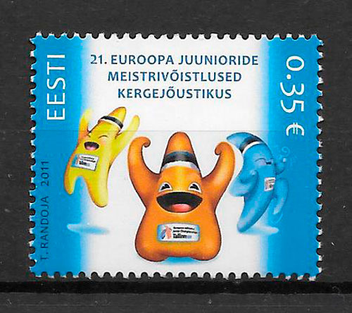 sellos deporte Estonia 2011