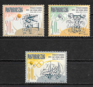 coleccion sellos olimpiadas Hungría 2000