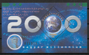 colección sellos espacio Hungría 2000