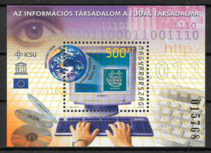 colección sellos espacio Hungría 2003