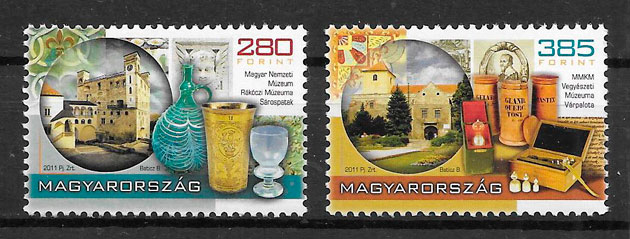coleccion sellos arte Hungria 2011