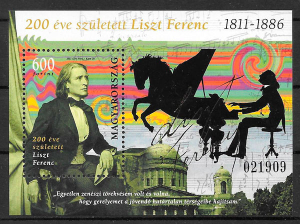 coleccion sellos arte Hungria 2011
