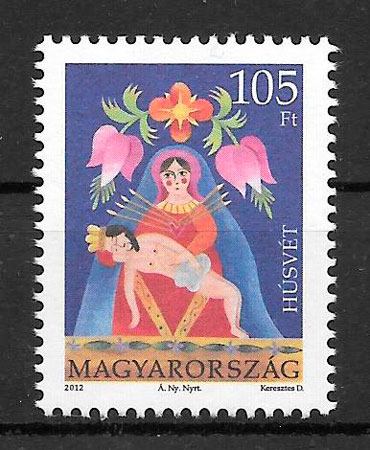 sellos arte Hungria 2012