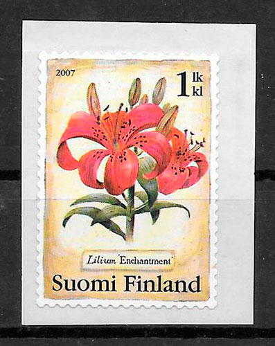 filatelia flora Finlandia 2006