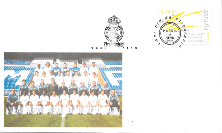 filatelia Espana futbol 2002