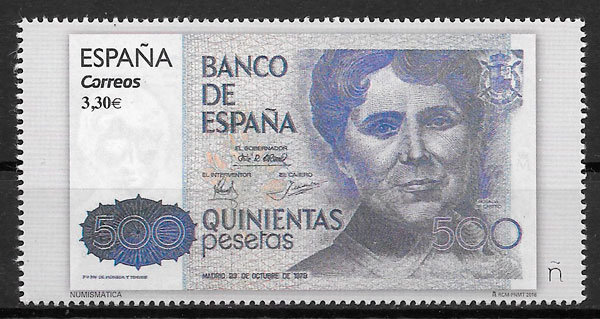 coleccion sellos temas varios Espana 2018