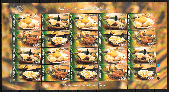 filatelia colección temas varios Indonesia 2006