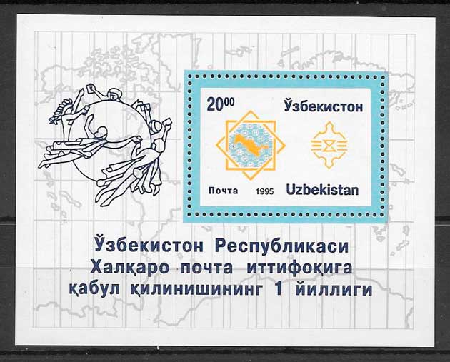 filatelia coleccion temas varios Uzbekistan 1995