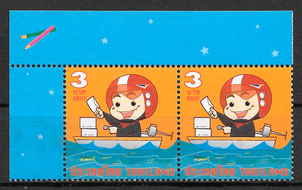 sellos temas varios Tailandia 2008