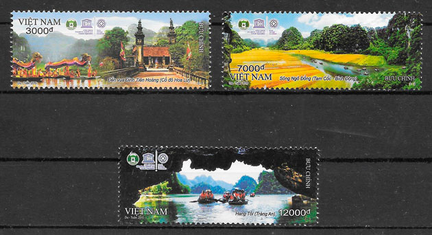 filatelia turismo Viet Nam 2015