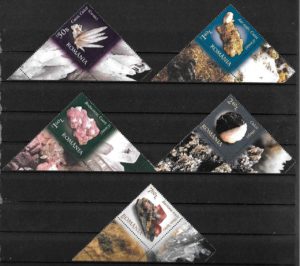 coleccion sellos minerales 2010