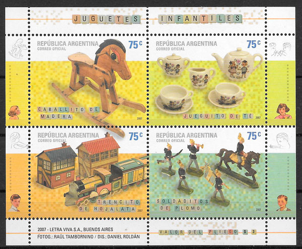 sellos Argentina temas varios 2007