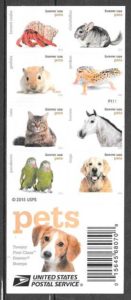 filatelia colección fauna USA 2016