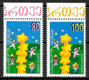 sellos Europa Georgia 2000
