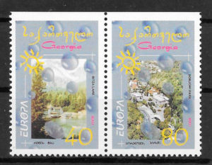 filatelia Europa Georgia 2001