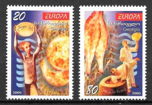 filatelia europa Georgia 2005