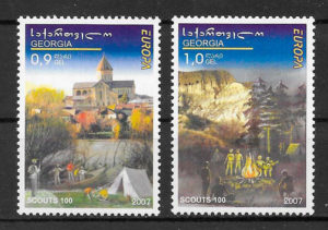 colección sellos Europa 2008 Georgia