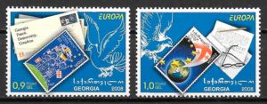 filatelia europa Georgia 2008