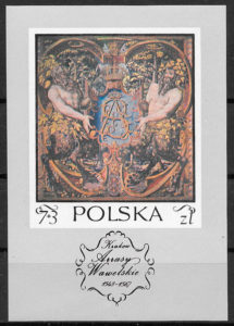 sellos arte Polonia 1970