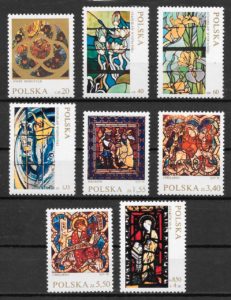 filatelia coleccion arte Polonia 1971