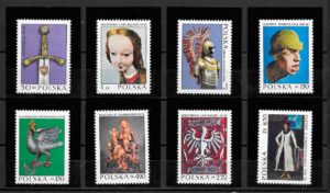 sellos arte Polonia 1973