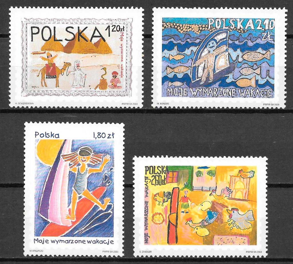 filatelia arte Polonia 2003