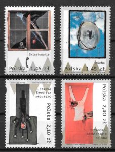 sellos arte Polonia 2009