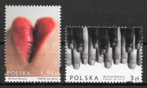 filatelia arte Polonia 2012