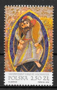 coleccion sellos arte Polonia 2016