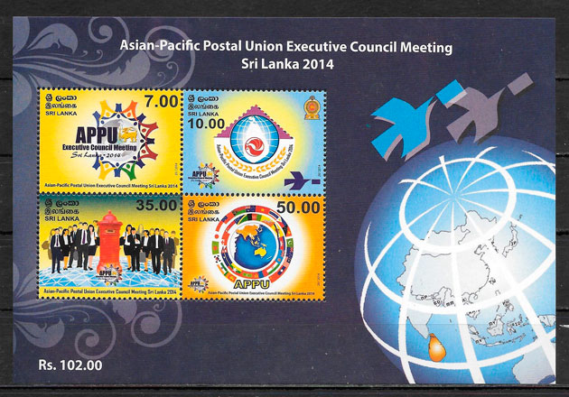 filatelia temas varios Sri Lanka 2014