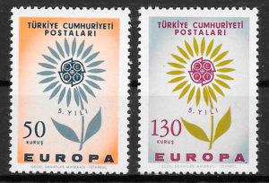filatelia Europa Turquia 1964